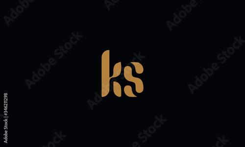 KS Letter Logo Design Template Vector illustration