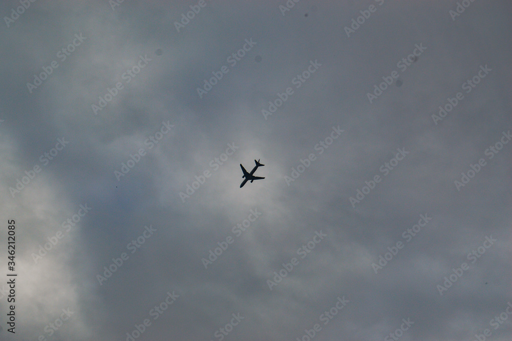aeroplane in sky