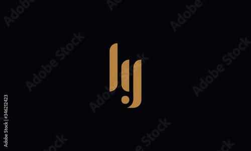 LY Letter Logo Design Template Vector illustration