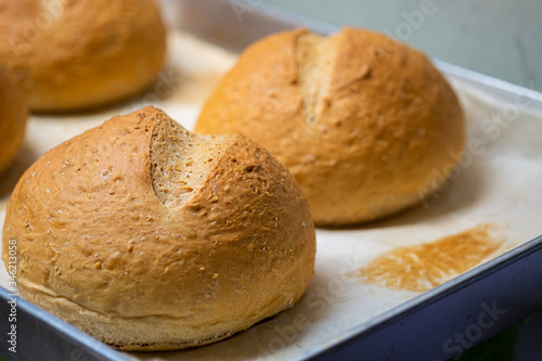 freshly baked bread