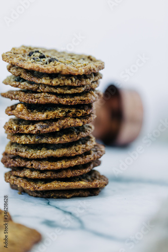 Wallpaper Mural Baking Oatmeal Chocolate Chip Cookies Torontodigital.ca