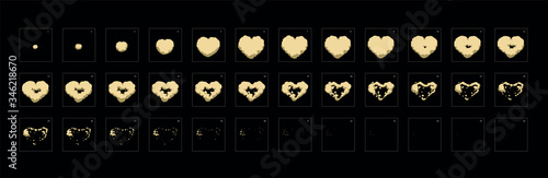 animation dust explosion effect. animation of dust. dust sprite sheet for games, cartoon, motion or animation.
