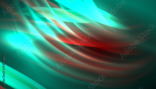 Fluid wave lines background. Trendy abstract layout template for business or technology presentation, internet poster or web brochure cover, wallpaper