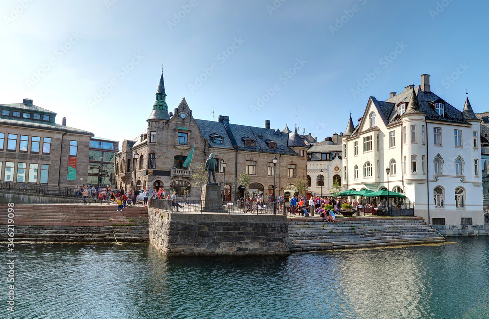 Fototapeta premium Alesund en Norvège
