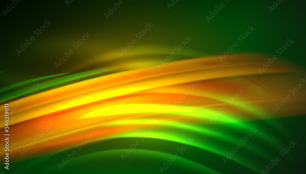 Fluid wave lines background. Trendy abstract layout template for business or technology presentation, internet poster or web brochure cover, wallpaper Fluid wave lines background. Trendy abstract layout template for business or technology presentation, internet poster or web brochure cover, wallpaper