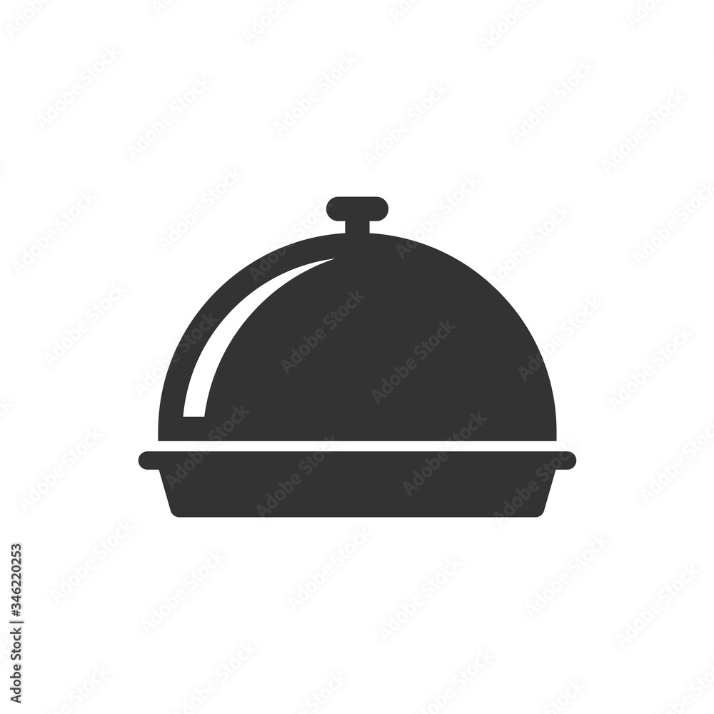 dish vector icon in trendy flat style, tray of food icon, restaurant icon dish vector icon in trendy flat style, tray of food icon, restaurant icon