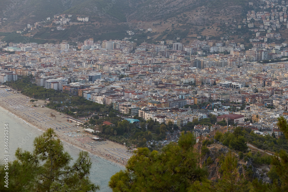 view of Alanya from a height
