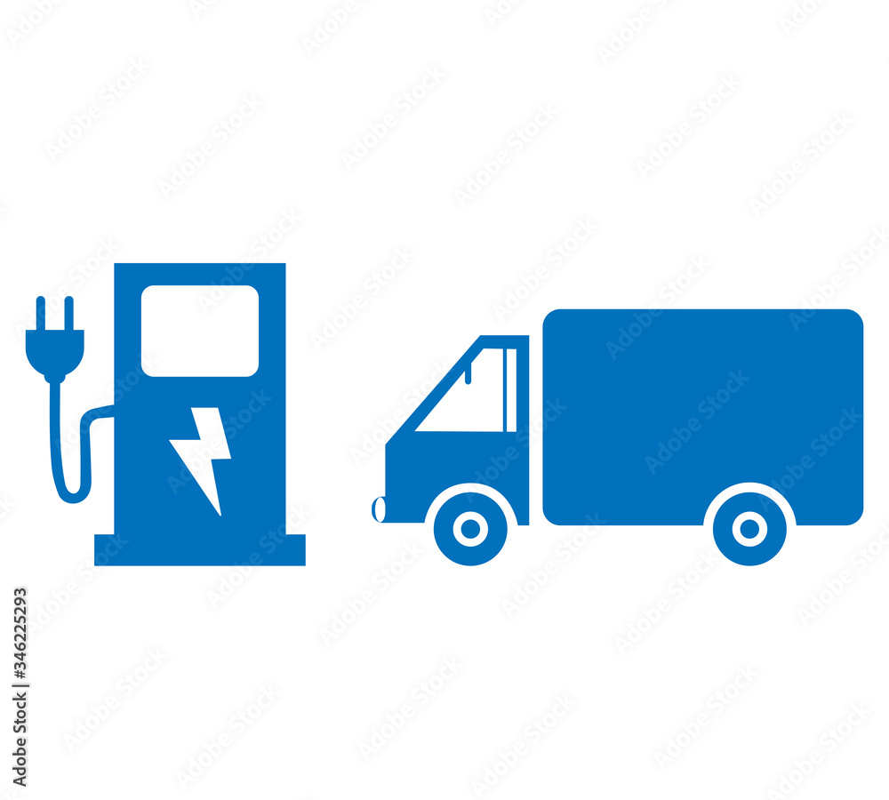 Electrical vehicle road charging station symbol icon. Electric car logo sign button. Eco transport traffic energy power charge. Vector illustration image. Isolated on white. Electrical vehicle road charging station symbol icon. Electric car logo sign button. Eco transport traffic energy power charge. Vector illustration image. Isolated on white.