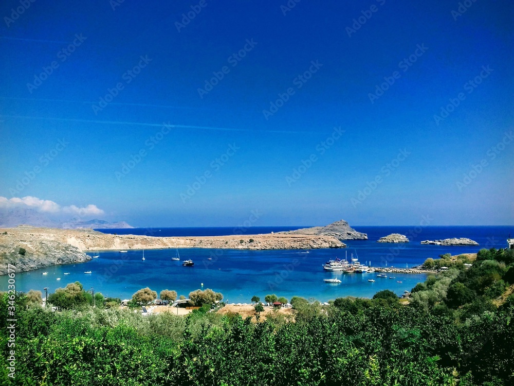 view of the coast of crete greece view of the coast of crete greece