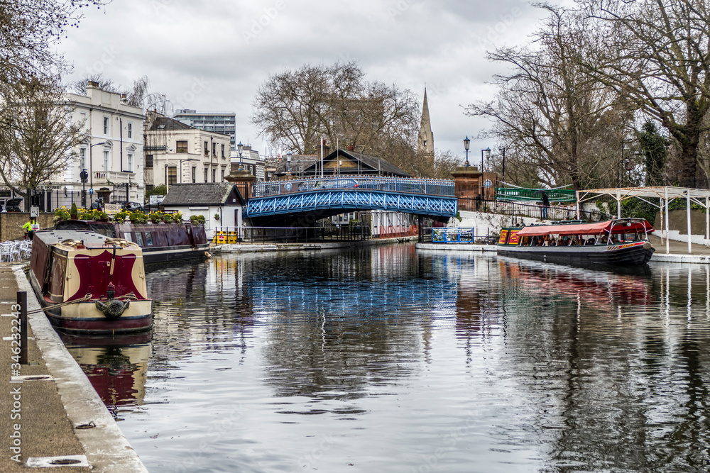 The Canals of Little Venice in London