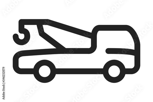 Tow truck icon. Trendy Tow truck logo concept