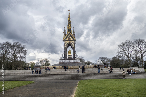 The Albert Memorial Monument in London