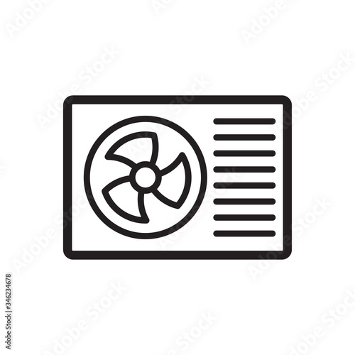 ac icon vector trendy design template