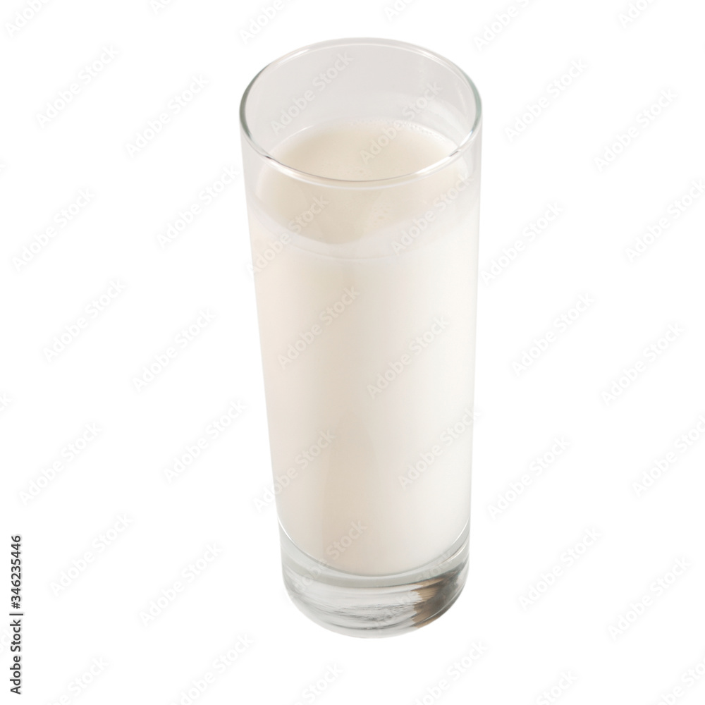 full glass fresh milk cow breakfast isolated full glass fresh milk cow breakfast isolated