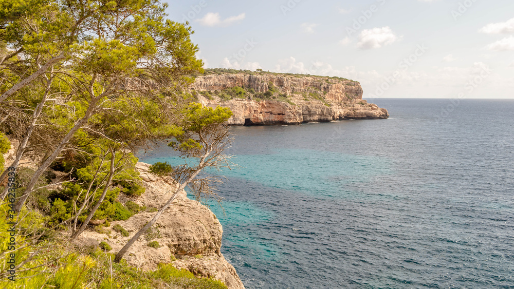 A beautiful landscape from Caló del Moro , Palma de Mallorca