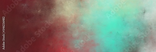 beautiful abstract painting background texture with dark sea green, old mauve and pastel brown colors and space for text or image. can be used as postcard or poster
