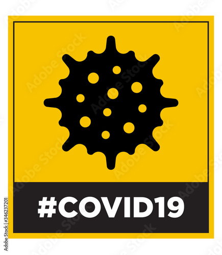 coronavirus (covid-19) infection sign vector