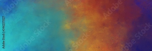 beautiful vintage abstract painted background with dim gray, sienna and blue chill colors and space for text or image Fototapete