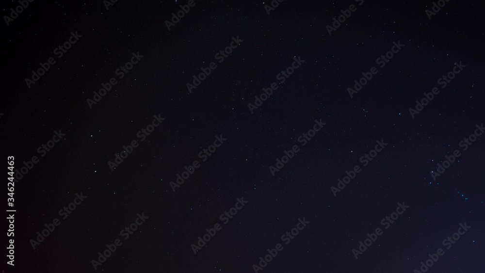A time-lapse of a clear sky with stars in the back at night A time-lapse of a clear sky with stars in the back at night