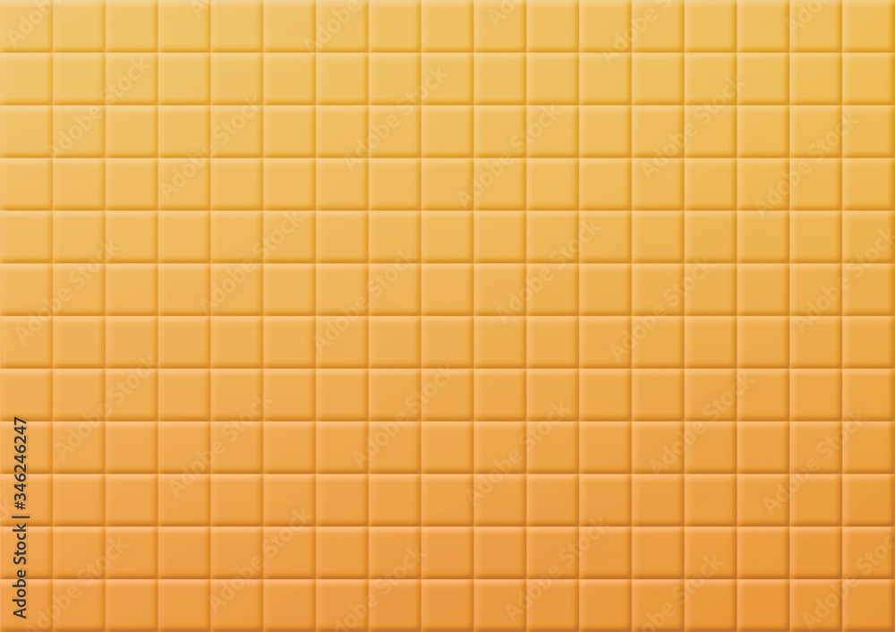 Bevelled gold tiles with yellow gradient for backgrounds Bevelled gold tiles with yellow gradient for backgrounds