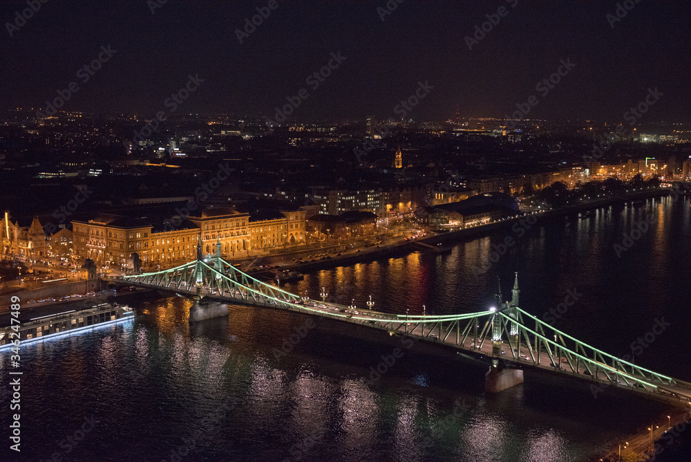 Fototapeta premium Budapest night view