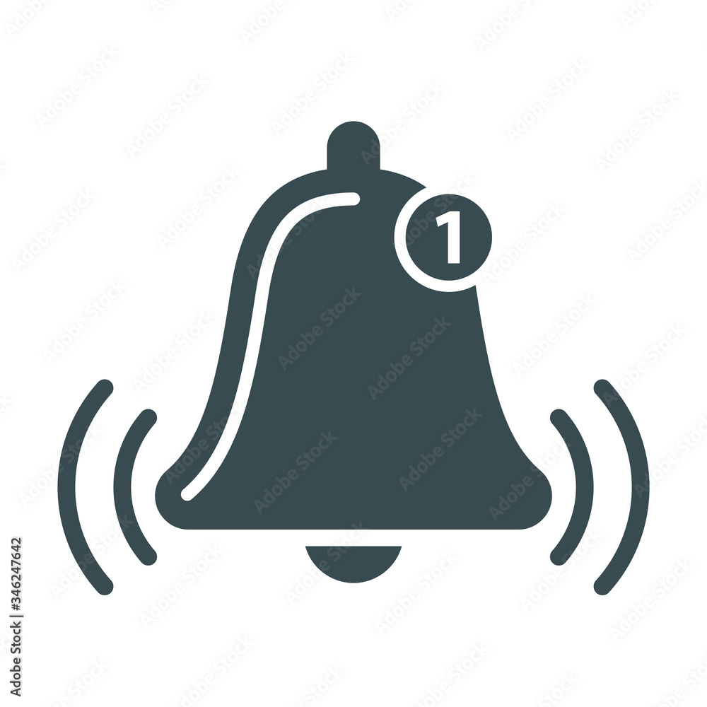 Obraz premium Bell icon vector design templates