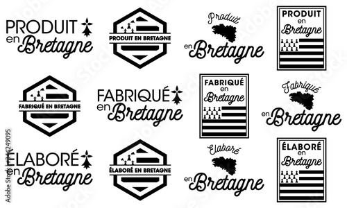 Logo / Label / Autocollant / Fabriqué en Bretagne