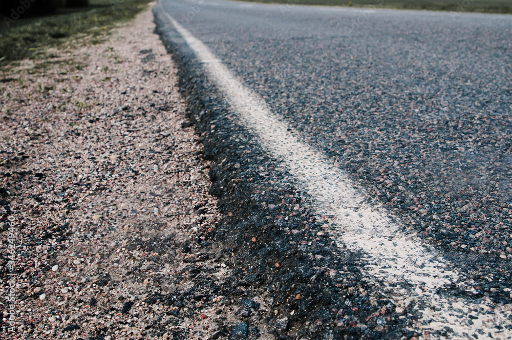 Naklejka premium asphalt a backgrounds