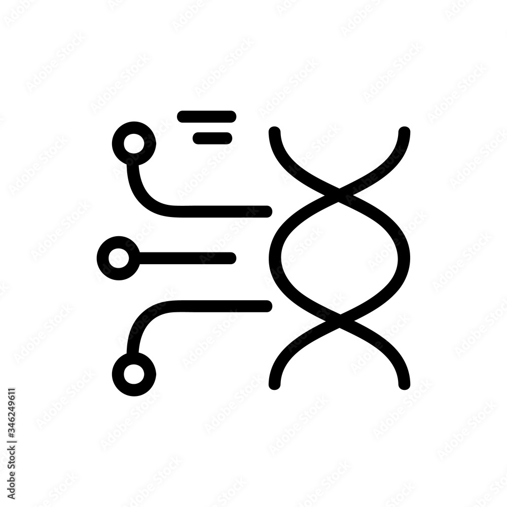 study analysis of artificial technology icon vector. study analysis of artificial technology sign. isolated contour symbol illustration study analysis of artificial technology icon vector. study analysis of artificial technology sign. isolated contour symbol illustration