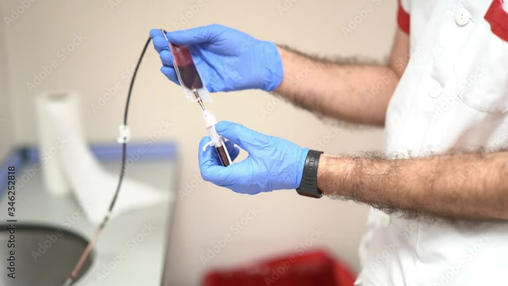 doctor with blood sample to investigate coronavirus doctor with blood sample to investigate coronavirus