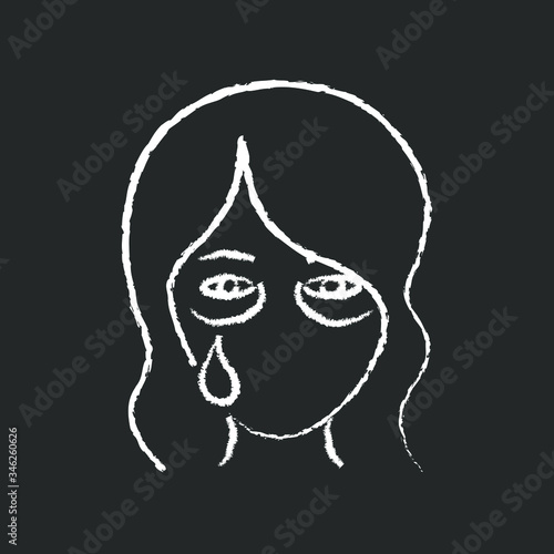 icon, bruises under the eyes