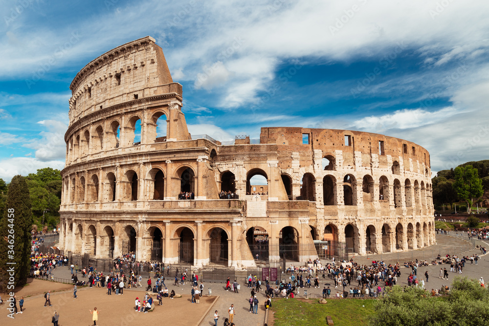 Rome ruins Colosseum