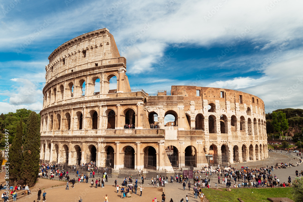 Rome ruins Colosseum