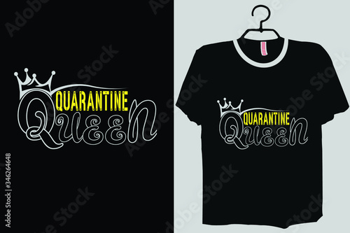Quarantined Queen T-shirt, Birthday party Tee, Quarantine Shirt, Birthday Gift Idea, Birthday Shirt, Princess Shirt, Queen Crown
