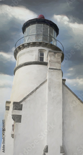 Hereto Head Lighthouse Impressionist Look