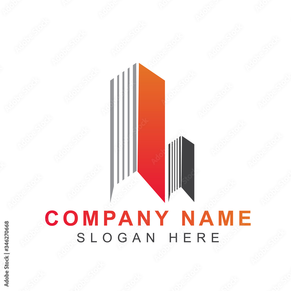 Real Estate logo vector design template. Modern architecture building icon shapes of city symbol can use for company brand, property agent, rental apartment, clean and construction service. Real Estate logo vector design template. Modern architecture building icon shapes of city symbol can use for company brand, property agent, rental apartment, clean and construction service.