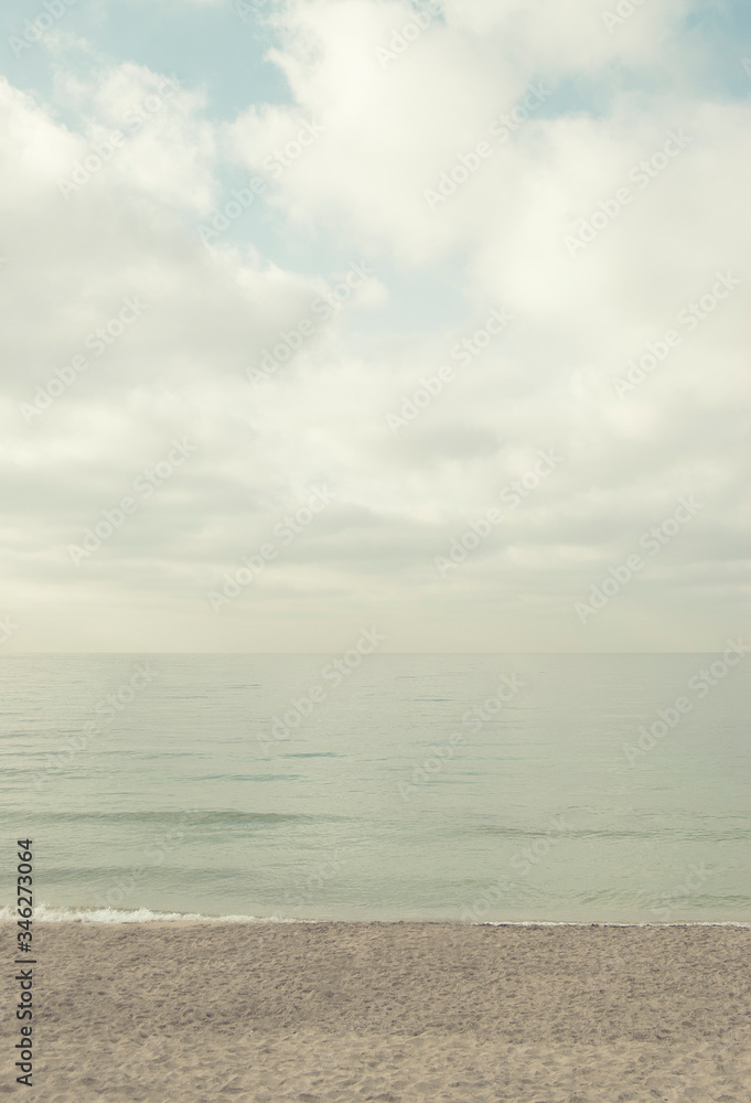 Fototapeta premium Mallorca beach skyline in front the sea