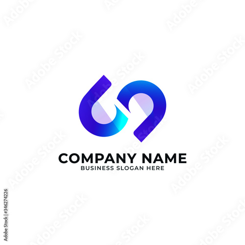 Creative S letter logo template |  Modern letter logo design template photo