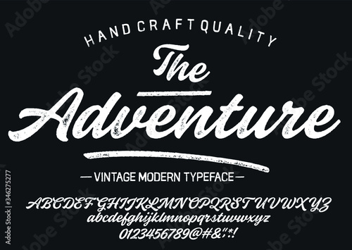 Vintage Brush Script Modern Alphabet. Retro Typeface. Letters.Vector Alphabet. Exclusive Custom Letters.
Vector illustration.