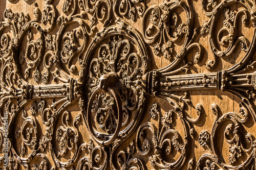 detail of antique door