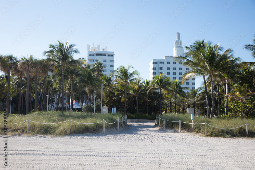 Naklejka premium Miami Beach architecture