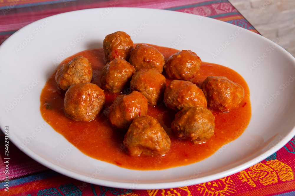 Meat Balls in Sweet and Sour Sauce. Meat Balls in Sweet and Sour Sauce.