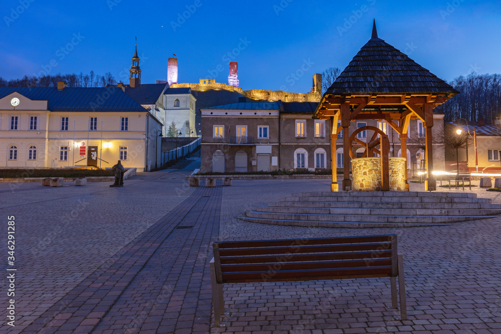 Main Square in Checiny Main Square in Checiny