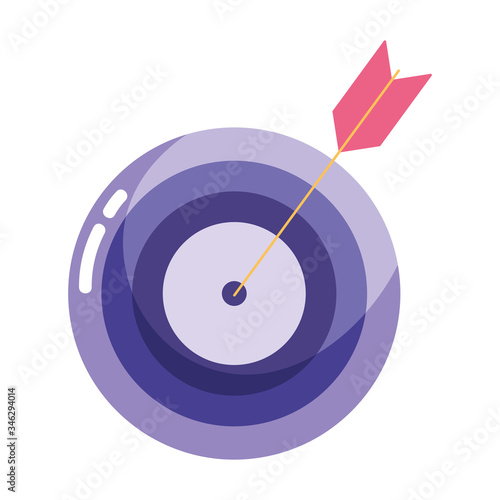 target creativity strategy marketing isolated icon design