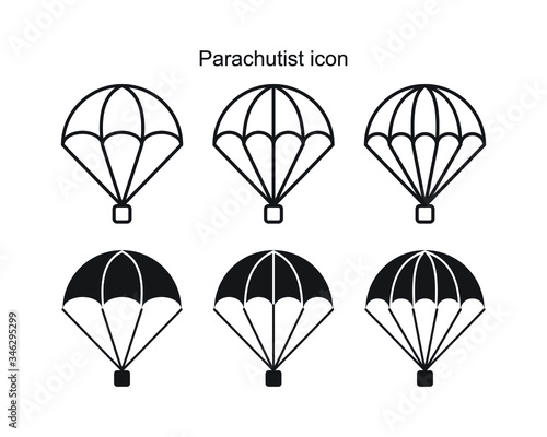 Parachutist icon
