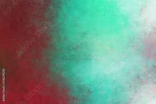 beautiful medium aqua marine, old mauve and light gray colored vintage abstract painted background with space for text or image. can be used as poster or background