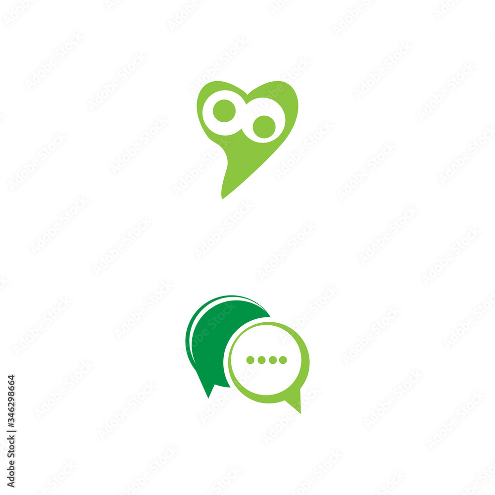 Chat Logo Template vector symbol Chat Logo Template vector symbol