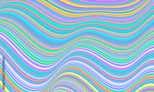 Stripe Pattern. Abstract Color Stripes. Fluid Wave