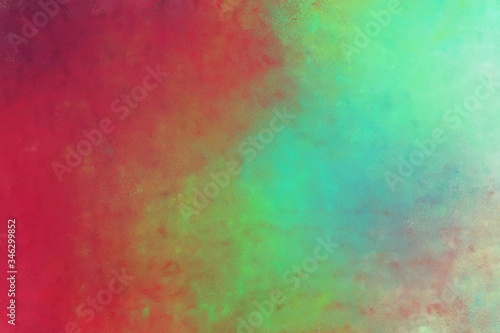 beautiful abstract painting background texture with dark sea green, firebrick and sienna colors. can be used as poster or background