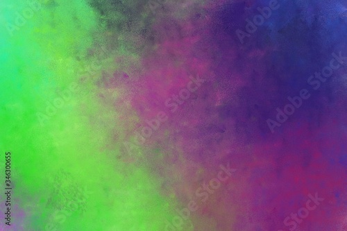 beautiful old lavender, pastel green and dark slate blue colored vintage abstract painted background with space for text or image. can be used as poster or background